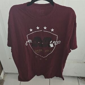 Gildan Maroon Graphic Men's Tee
